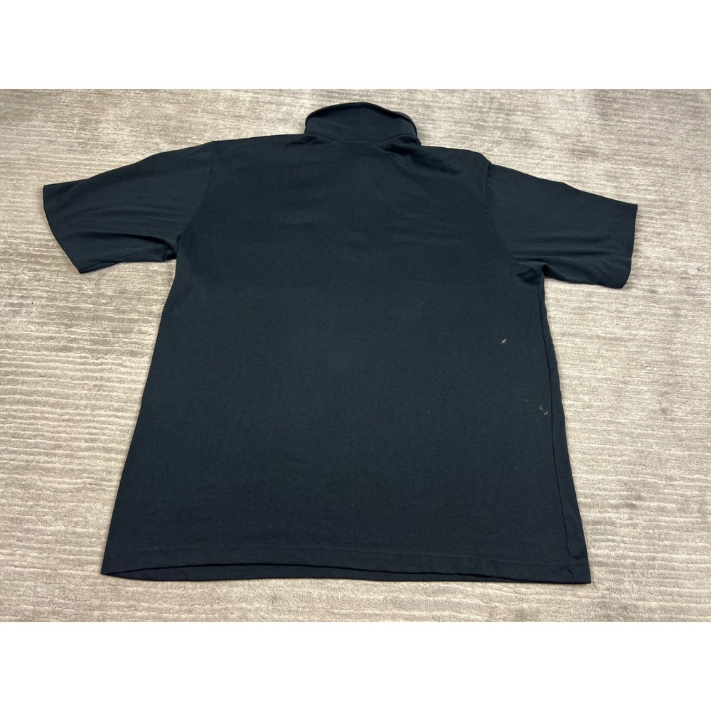 Hartwell Polo Shirt Mens XXL Black Ocean City-Wright Fire Dist Vintage Made USA - Picture 8 of 10